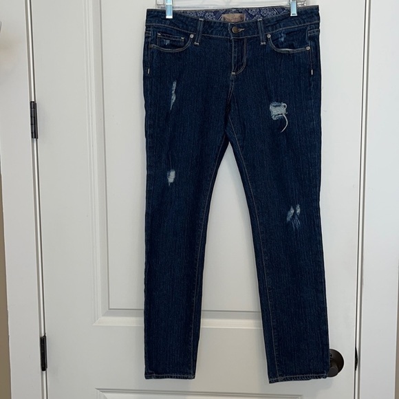 PAIGE Denim - Paige Skyline Skinny Distressed Denim Jeans Women’s Size 29